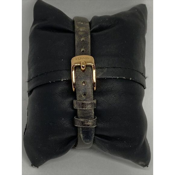 Fossil Georgia ES3077 Women's Gray Leather Analog Dial Quartz Wrist Watch UC381 - Picture 6 of 12